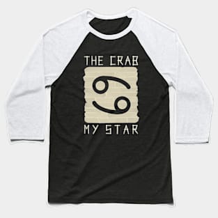 Cancer the Crab Baseball T-Shirt